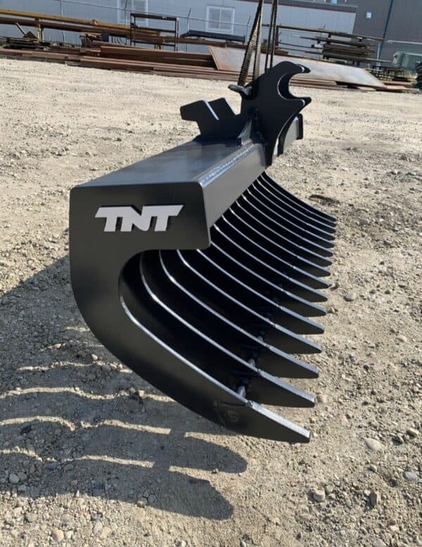 land clearing rake for excavator machine