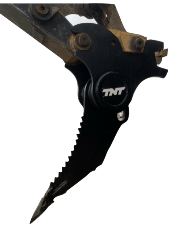 ripper shank attachment with teeth for excavator